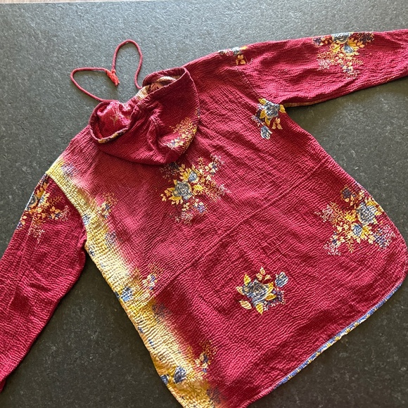 Kantha Bae hoodie- wrap your bohemian soul in something cozy this fall! - Picture 2 of 4